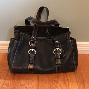 Authentic black Coach purse